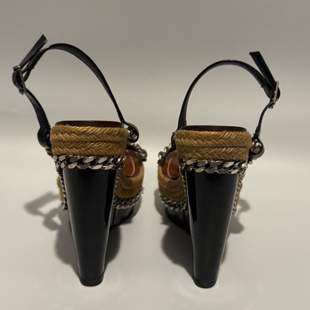 Christian Louboutin Chain Wedge Platform espadrille - Picture 2 of 12